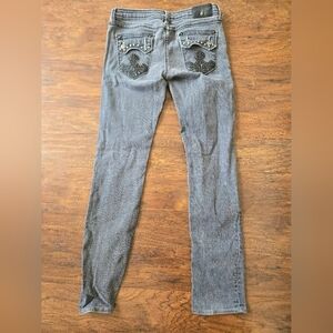 90’s Pepe Jeans Flap Pocket Grey Mens Size 28x31 Skinny